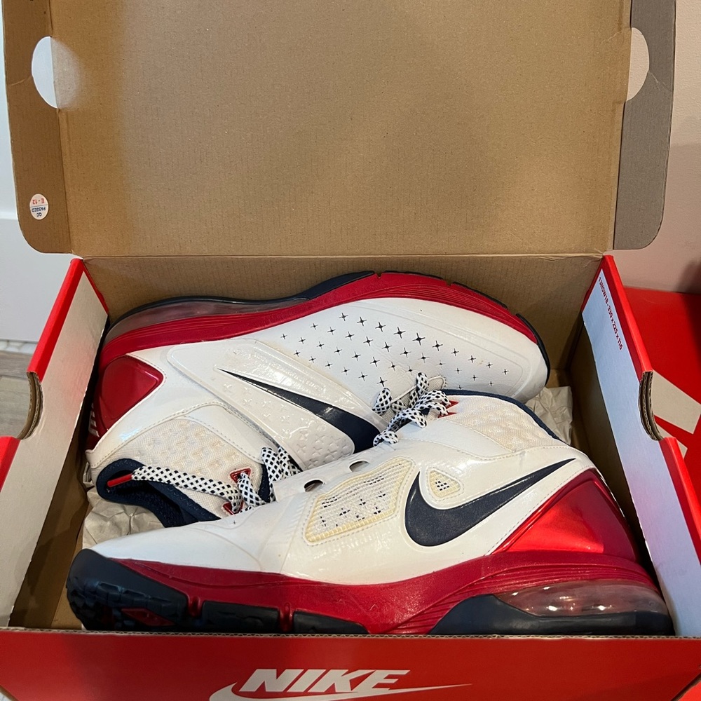 Nike CJ81 Trainer Max White/Navy University Red Blanc/Marine - Size 10 - 2013